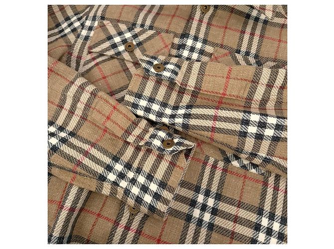 Burberry Oversized Hemdjacke Braun - Ansicht 8