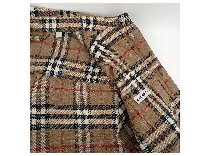 Burberry Oversized Hemdjacke Braun - Ansicht 9