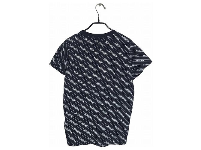 Day Balenciaga Damen Multi Logo T-Shirt Schwarz - Ansicht 2