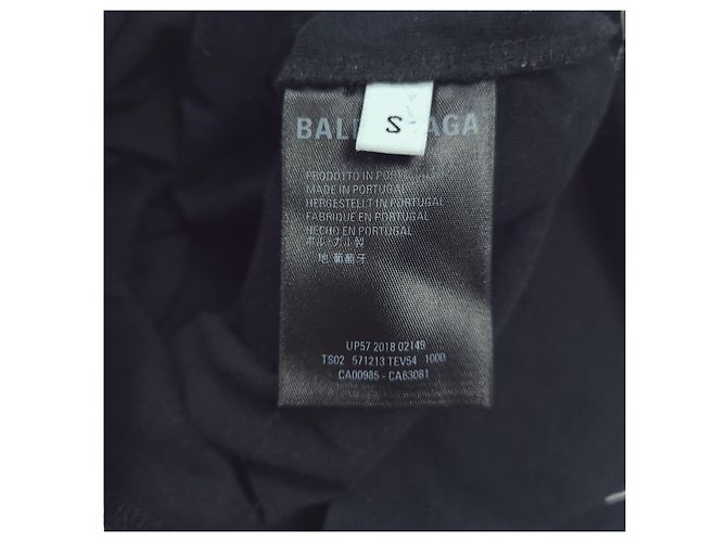 Day Balenciaga Damen Multi Logo T-Shirt Schwarz - Ansicht 5