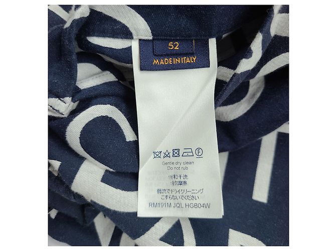 Louis Vuitton Packbare Galaxy Letters Kapuzenjacke Blau - Ansicht 8