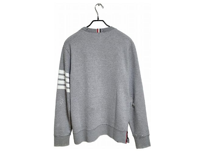 Thom Browne Vintage Sweatshirt mit Used-Look Braun - Ansicht 2