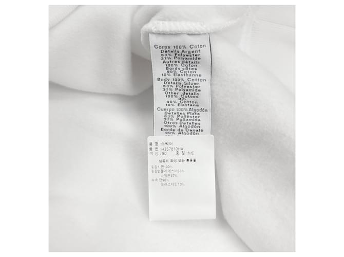 Hermès SCUB Fleece Sweatshirt Weiß - Ansicht 5