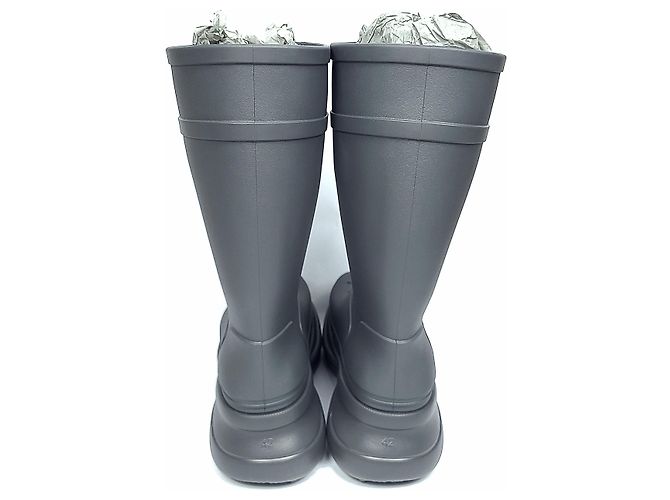 Day Balenciaga Bottes en caoutchouc Crocs Marron - vue 3