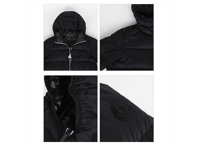 Chaqueta corta con capucha Pluvise de Moncler Negro - vista 8
