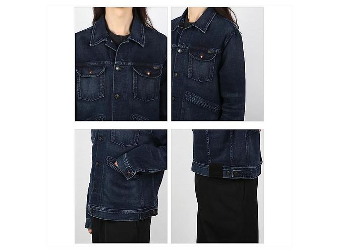 Tom Ford Giacca in denim western da uomo Blu - vista 3