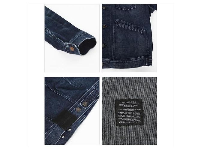 Tom Ford Giacca in denim western da uomo Blu - vista 5