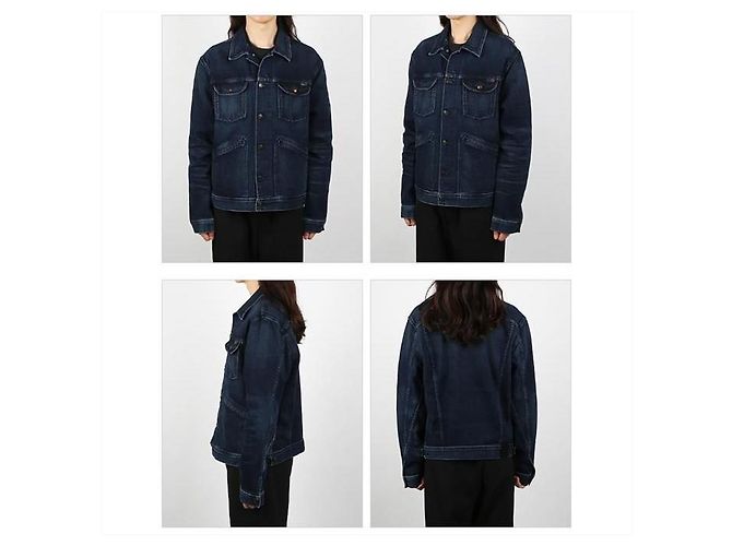 Tom Ford Giacca in denim western da uomo Blu - vista 8