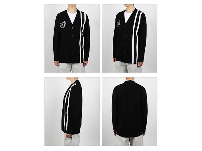 Valentino Crest Cardigan Schwarz - Ansicht 2