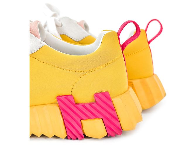 Hermès Springende Sneakers Senf Gelb - Ansicht 11