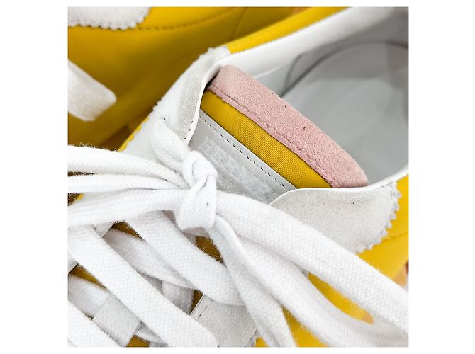 Hermès Springende Sneakers Senf Gelb - Ansicht 12