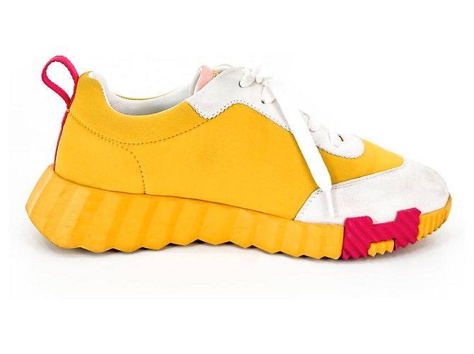 Hermès Springende Sneakers Senf Gelb - Ansicht 3