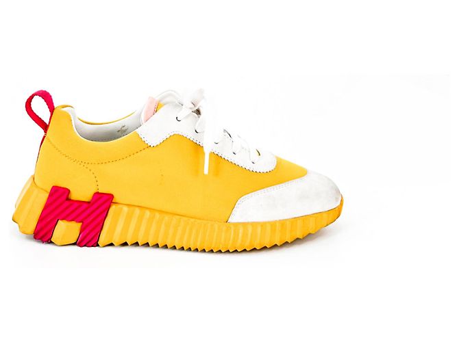 Hermès Springende Sneakers Senf Gelb - Ansicht 5
