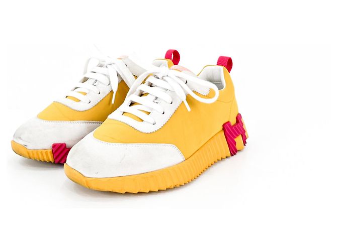 Hermès Springende Sneakers Senf Gelb - Ansicht 6