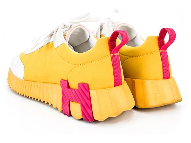 Hermès Springende Sneakers Senf Gelb - Ansicht 7