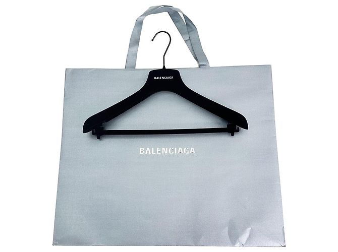 Balenciaga Giacca in denim giapponese imbottita nera da uomo - vista 10