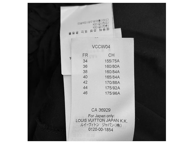Louis Vuitton Vestido Mini de Algodón con Logo de Cristal LV para Mujeres Negro - vista 10