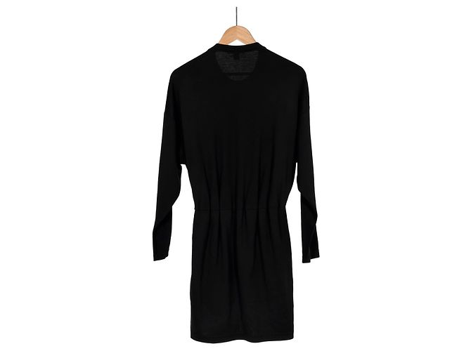 Louis Vuitton Vestido Mini de Algodón con Logo de Cristal LV para Mujeres Negro - vista 4