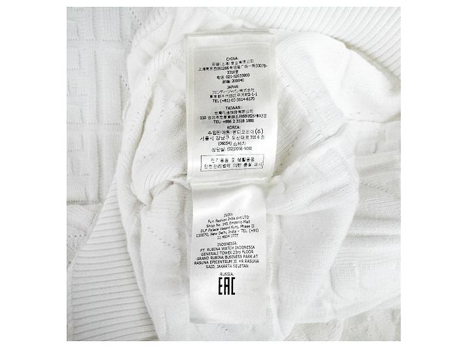 FENDI Marc Jacobs Herren T-Shirt mit kurzem Arm und FF-Logo Weiß - Ansicht 10