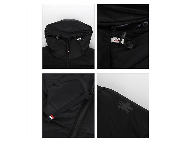 Giacca imbottita con cappuccio MAZOD Moncler Grenoble Nero - vista 11