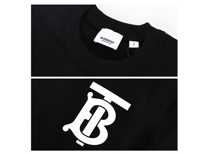Burberry Sweatshirt avec logo TB Noir - vue 2