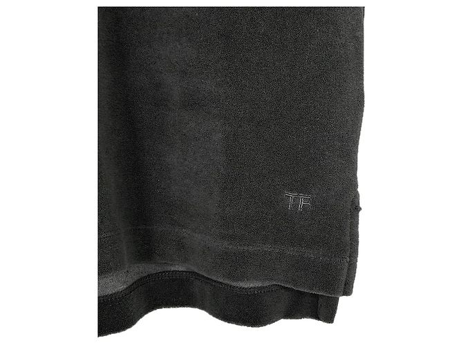 Tom Ford T-Shirt mit Polo-Kragen aus Frottee kurzärmelig khaki Braun - Ansicht 7