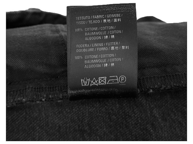 Balenciaga Graue, gewaschene, weite gerade Jeans Braun - Ansicht 12