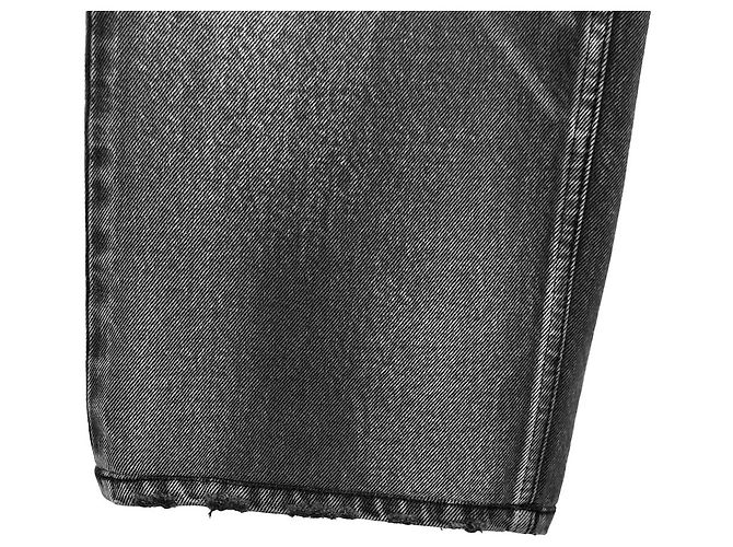 Balenciaga Graue, gewaschene, weite gerade Jeans Braun - Ansicht 9
