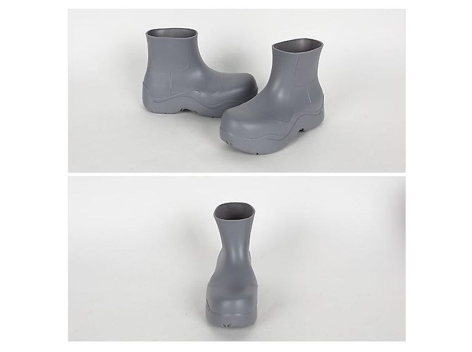 Bottega Veneta Botas de lluvia Puddle Castaño - vista 10