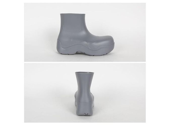 Bottega Veneta Botas de lluvia Puddle Castaño - vista 3
