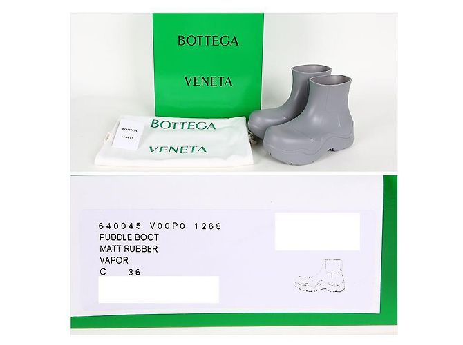 Bottega Veneta Botas de lluvia Puddle Castaño - vista 7