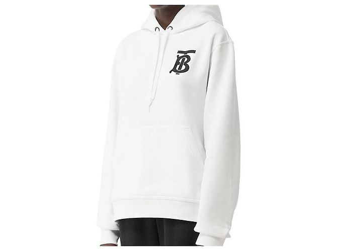 Burberry Sudadera con capucha logo TB Blanco - vista 4