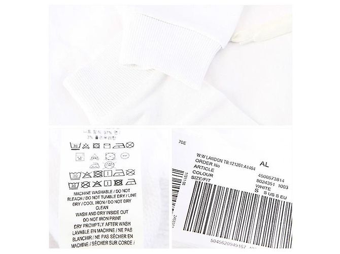 Burberry Sudadera con capucha logo TB Blanco - vista 6