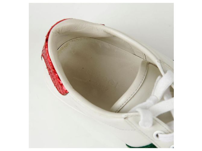 Gucci Baskets Ace Bee Taille Blanc - vue 10