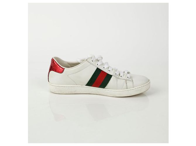 Gucci Baskets Ace Bee Taille Blanc - vue 5