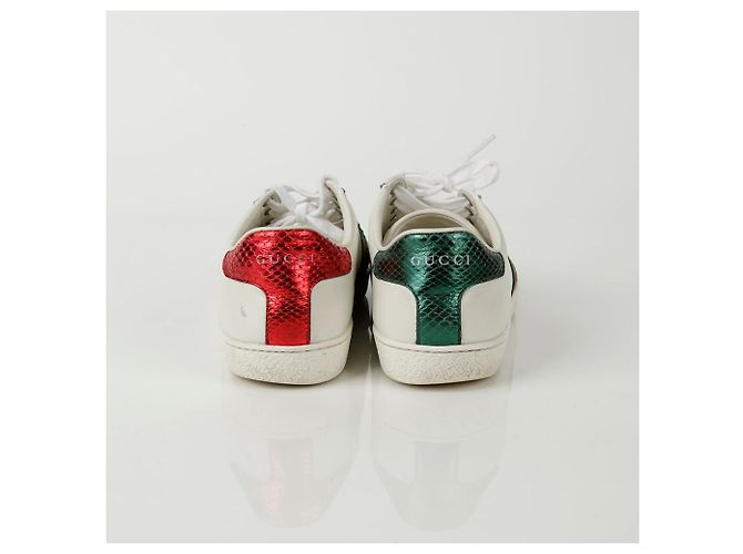 Gucci Baskets Ace Bee Taille Blanc - vue 6