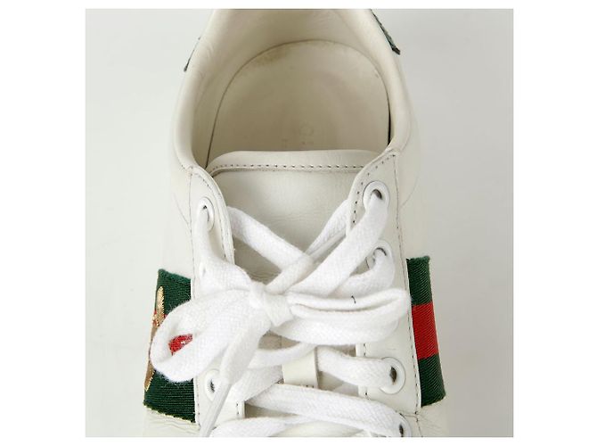 Gucci Baskets Ace Bee Taille Blanc - vue 8