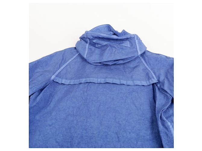 Burberry Giacca a vento con cappuccio e collo a imbuto Taglia Blu - vista 10
