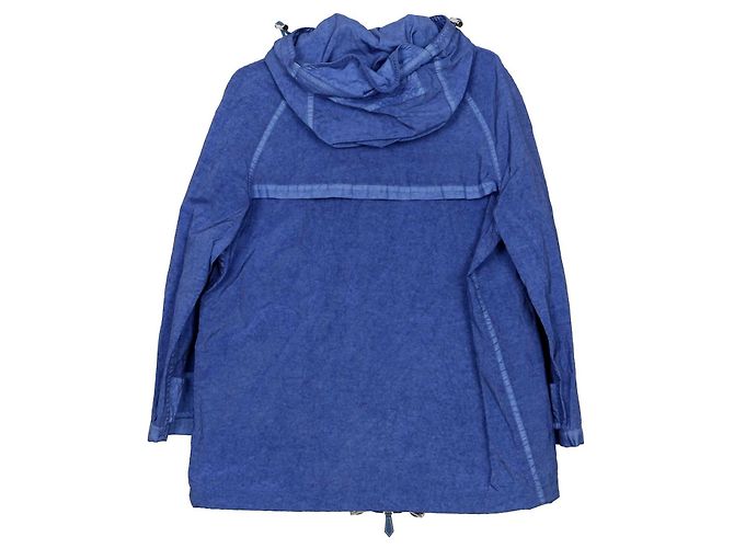 Burberry Giacca a vento con cappuccio e collo a imbuto Taglia Blu - vista 2
