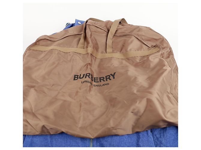 Burberry Giacca a vento con cappuccio e collo a imbuto Taglia Blu - vista 3