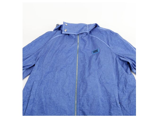 Burberry Giacca a vento con cappuccio e collo a imbuto Taglia Blu - vista 4