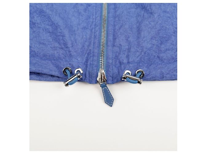 Burberry Giacca a vento con cappuccio e collo a imbuto Taglia Blu - vista 9