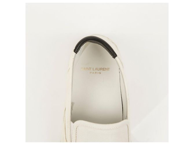 Saint Laurent Venice Slip-On Bianco - vista 10