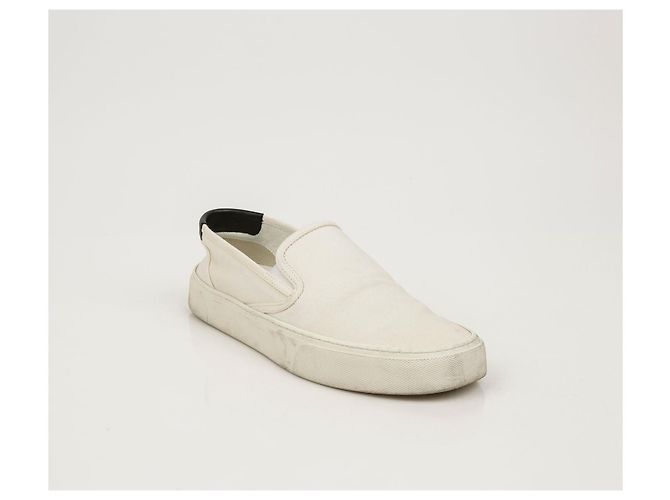 Saint Laurent Venice Slip-On Bianco - vista 2