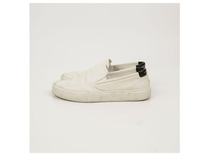 Saint Laurent Venice Slip-On Bianco - vista 5