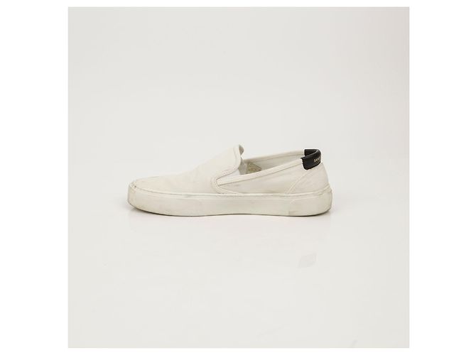 Saint Laurent Venice Slip-On Bianco - vista 8