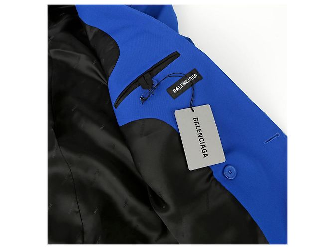 Balenciaga Shoulder Coat Size Blue - view 8