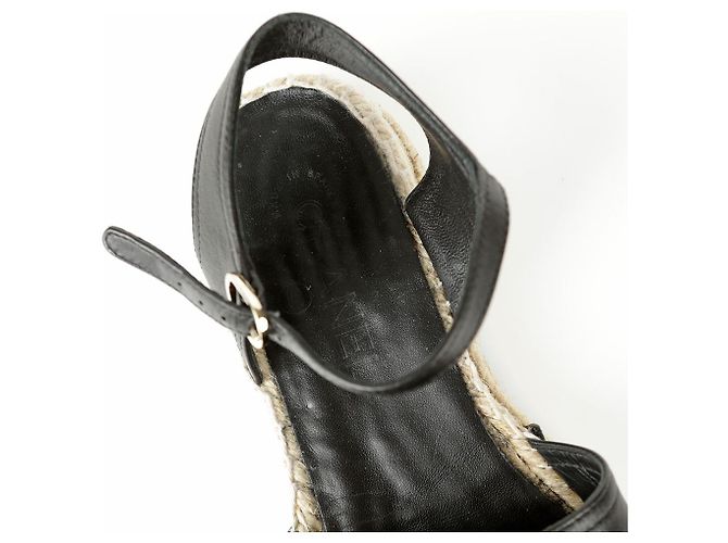 Chanel Espadrille Größe Schwarz - Ansicht 10