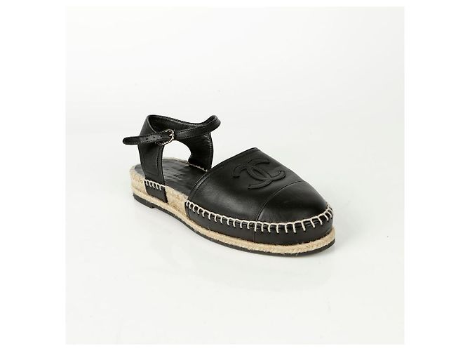 Chanel Espadrille Größe Schwarz - Ansicht 2