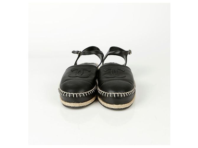 Chanel Espadrille Größe Schwarz - Ansicht 3